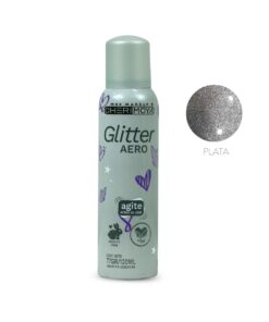 Glitter en aerosol Plata Cherimoya