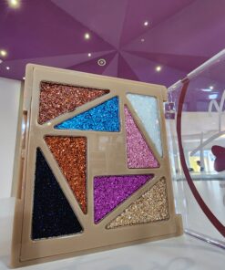 Sombras Sevencool con Glitter x8