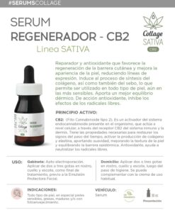 Serum Sativa CB2 regenerador -30cc - Collage