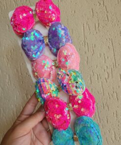 Hebilla moño lentejuelas