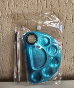 Paleta mezcladora de metal con Espátula