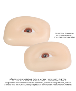 Ojos de practica de silicona x2 Cherimoya