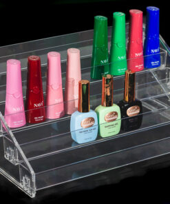 Exhibidor porta esmaltes acrilico Paris Night 5 estantes (productos no incluidos)