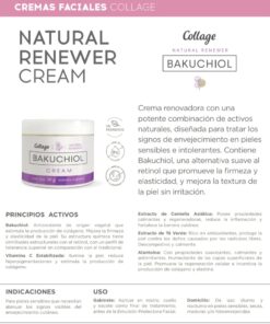 Crema facial bakuchiol 50grs Collage