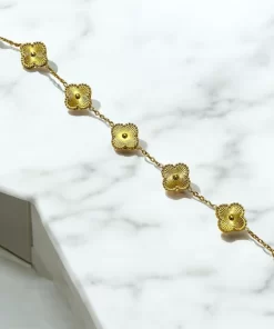 Pulsera trebol acero