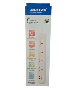 Zapatilla 4 enchufes + 2 usb + 2 tipo c (Hr1)