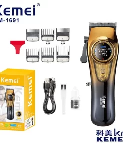 Maquina de Corte inalambrica Premium Kemei - Km1691 (Barberia) (hr1)