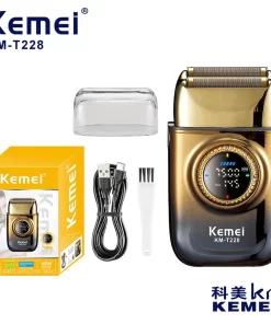 Maquina (afeitadora/rasuradora) inalambrica Kemei Premium - T228 (Barberia) (Hr1)