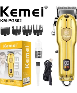 Maquina de corte inalambrica Kemei - Pg802 (Barberia)  (Hr1)