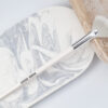 Brocha Paris blanca Small fan Brush
