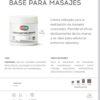 Crema base para masajes Collage 500grs