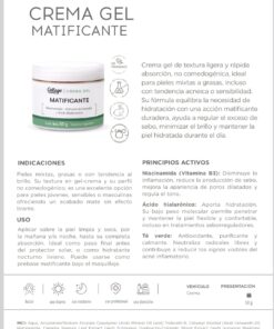 Crema gel matificante Collage