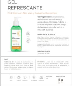 Gel refrescante post solar Collage 125cc