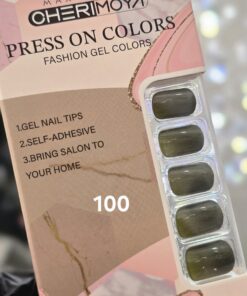 Press on esmaltadas Cherimoya x24 (cuadradas)