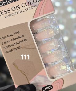 Press on esmaltadas Cherimoya x24 (Coffin)