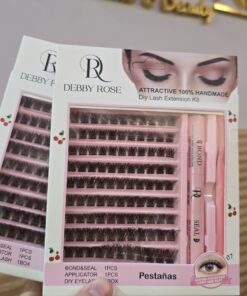 Pestañas Derby Rose con Kit punto por punto