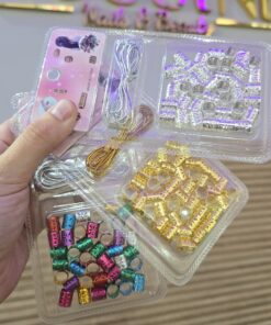 Pasantes para el pelo cajita