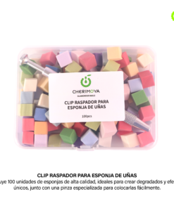 Set difuminado- Pinza con esponjas Cherimoya