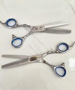 Tijera premium pulir entresacar barberia/peluqueria JAGUAR (Hr1) (6 pulgadas)