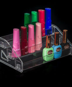 Exhibidor porta esmaltes acrilico Paris Night 3 estantes (productos no incluidos)