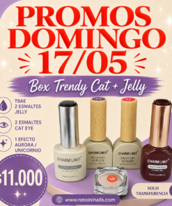 PROMO- Box Trendy Charm- 2cat, 2jelly, 1 efecto.