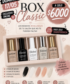 PROMO- Box Basic x5- blanco, negro, 2 nude y top egg
